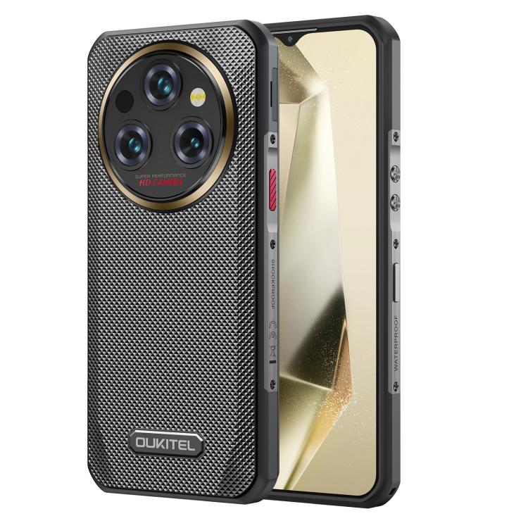 [HK Warehouse] Oukitel WP35 Pro 5G Rugged Phone, 12GB+512GB, 6.6 inch Android 14 MediaTek Dimensity 6300 Octa Core, NFC, OTG, Network: 5G (Black)
