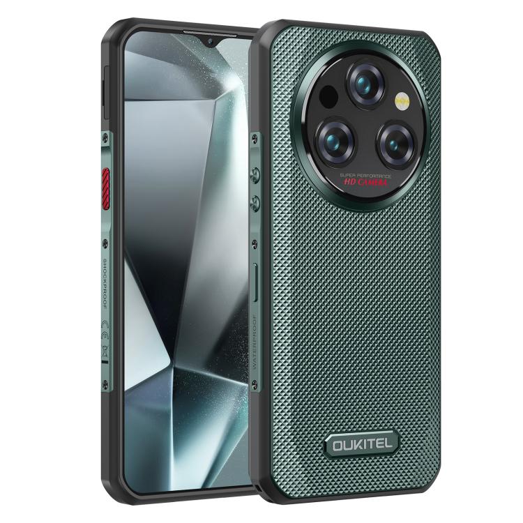 [HK Warehouse] Oukitel WP35 Pro 5G Rugged Phone, 12GB+512GB, 6.6 inch Android 14 MediaTek Dimensity 6300 Octa Core, NFC, OTG, Network: 5G (Green)