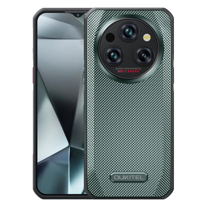 [HK Warehouse] Oukitel WP35 Pro 5G Rugged Phone, 12GB+512GB, 6.6 inch Android 14 MediaTek Dimensity 6300 Octa Core, NFC, OTG, Network: 5G (Green)