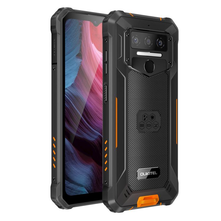 [HK Warehouse] Oukitel WP23 Plus Rugged Phone, 8GB+256GB, 6.52 inch Android 14.0Unisoc T606 Octa-core, NFC, OTG, Network: 4G (Orange)
