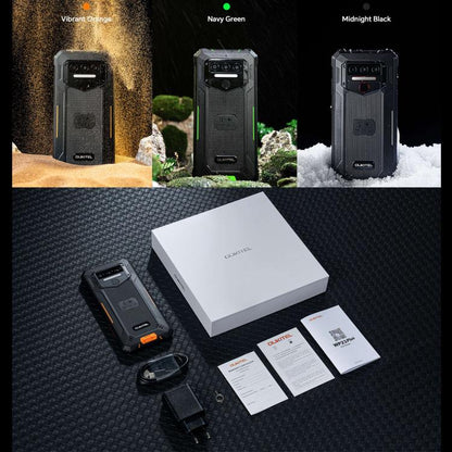 [HK Warehouse] Oukitel WP23 Plus Rugged Phone, 8GB+256GB, 6.52 inch Android 14.0Unisoc T606 Octa-core, NFC, OTG, Network: 4G (Orange)
