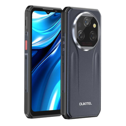 [HK Warehouse] Oukitel WP39 Pro 5G Rugged Phone, 12GB+512GB, Night Vision, Fingerprint Identification, 6.6 inch Android 14 MediaTek Dimensity 6300 Octa Core, NFC, OTG, Network: 5G (Grey)