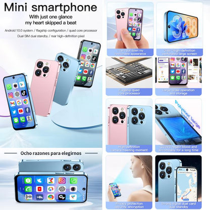 SOYES XS19, 2GB+16GB, 3.88 inch Android 10.0 MTK6580 Quad Core, Network: 3G, Dual SIM (Pink)