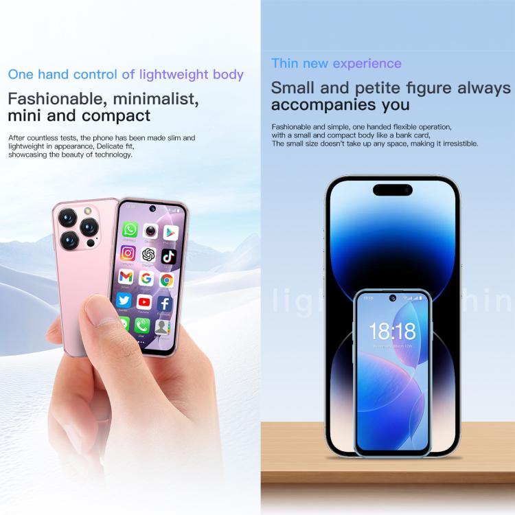 SOYES XS19, 2GB+16GB, 3.88 inch Android 10.0 MTK6580 Quad Core, Network: 3G, Dual SIM (Pink)