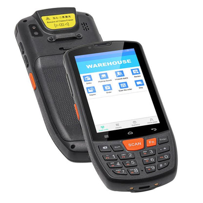 UNIWA HS006 Industrial PDA QR Code Scanner, 3GB+32GB, 4.0 inch Android 11 MediaTek MT6762 Octa Core, NFC, Network: 4G (US Plug)