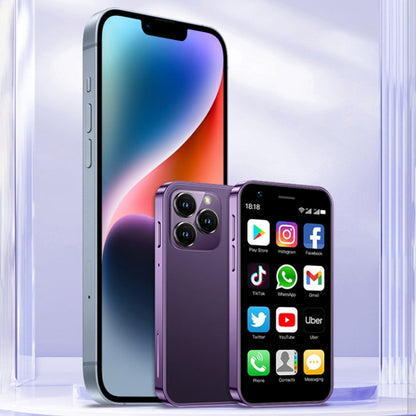 SOYES XS16, 3 Go + 64 Go, Android 10.0 MTK6737 Quad Core de 3,0 pouces, Bluetooth, WiFi, Réseau : 4G, Double SIM, Prise en charge du Google Play Store (Violet)