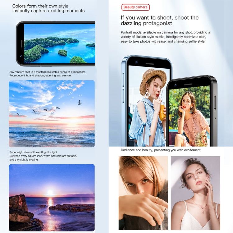 SOYES XS16, 3 Go + 64 Go, Android 10.0 MTK6737 Quad Core de 3,0 pouces, Bluetooth, WiFi, Réseau : 4G, Double SIM, Prise en charge du Google Play Store (Violet)
