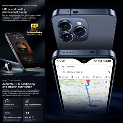 SOYES F9 Max, 6GB+128GB, 4.3 inch Android 12 MTK6762 Octa Core, Network: 4G, OTG, Dual SIM (Black)