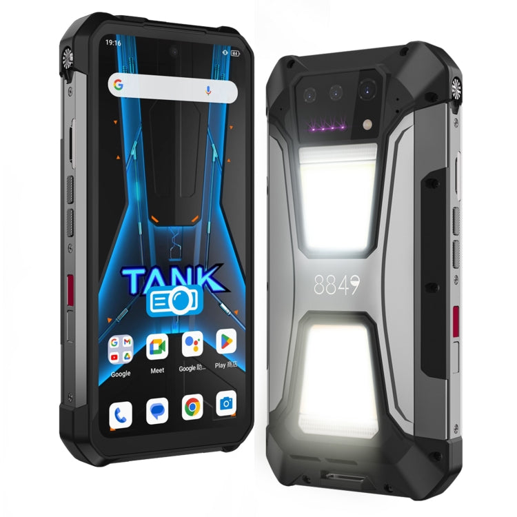 [Entrepôt HK] Unihertz 8849 Tank 2 Pro Night Vision Projector Rugged Phone, 12 Go+512 Go, 6,79 pouces Android 14 MTK6789 Octa Core, Réseau: 4G (Noir)