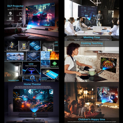 [Entrepôt HK] Unihertz 8849 Tank 2 Pro Night Vision Projector Rugged Phone, 12 Go+512 Go, 6,79 pouces Android 14 MTK6789 Octa Core, Réseau: 4G (Noir)