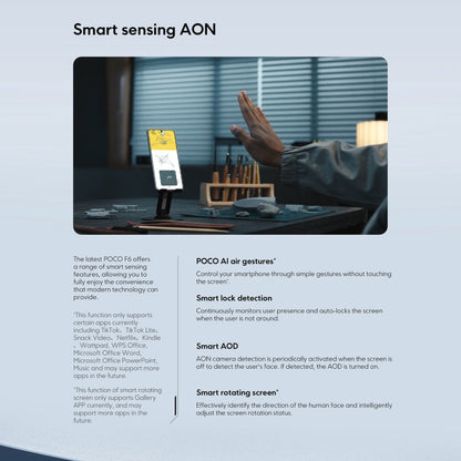 [HK Warehouse] Xiaomi POCO F6 Global, 8GB+256GB, In-screen Fingerprint, 6.67 inch Xiaomi HyperOS Snapdragon 8s Gen 3 Octa Core 3.0GHz, NFC, Network: 5G (Black)