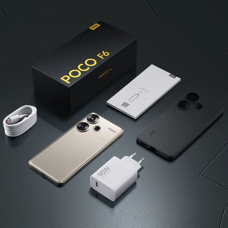 [HK Warehouse] Xiaomi POCO F6 Global, 12GB+512GB, In-screen Fingerprint, 6.67 inch Xiaomi HyperOS Snapdragon 8s Gen 3 Octa Core 3.0GHz, NFC, Network: 5G (Black)