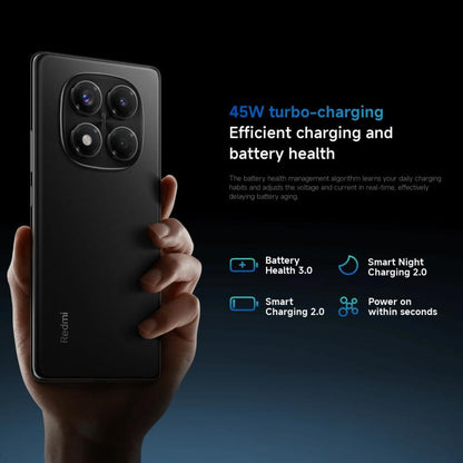 [Entrepôt HK] Xiaomi Redmi Note 14 Pro 4G Global, 12 Go+256 Go, Empreinte digitale sous l'écran, 6,67 pouces Xiaomi HyperOS Helio G100-Ultra Octa Core, NFC, Réseau : 4G (Noir)