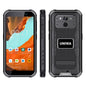 Smartphone robuste UNIWA F963 Pro, 4 Go+64 Go, Android 13 de 5,5 pouces, Unisoc T606 Octa Core, NFC, Déverrouillage par empreinte digitale, Réseau 4G, Prise AU (Gris Noir)