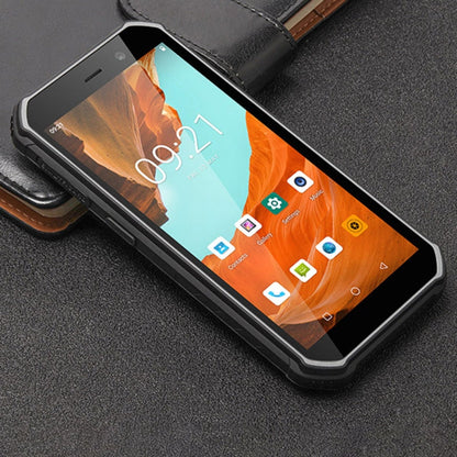 Smartphone robuste UNIWA F963 Pro, 4 Go+64 Go, Android 13 de 5,5 pouces, Unisoc T606 Octa Core, NFC, Déverrouillage par empreinte digitale, Réseau 4G, Prise AU (Gris Noir)