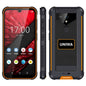 UNIWA F965 Pro Rugged Smart Phone, 6GB+128GB, 6 inch Android 13, MT6762 Octa Core, Network: 4G, NFC, PoC, SOS, US Plug (Black+Orange)