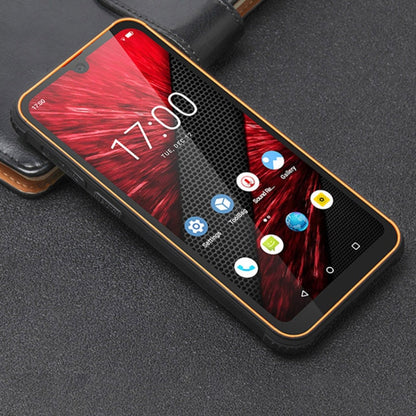 UNIWA F965 Pro Rugged Smart Phone, 6GB+128GB, 6 inch Android 13, MT6762 Octa Core, Network: 4G, NFC, PoC, SOS, AU Plug (Black+Orange)
