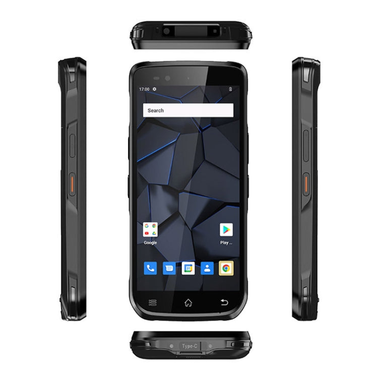 UNIWA M600 IP67 Rugged Phone, 4GB+64GB, 6 inch Android 12, MediaTek MT6762 Octa Core, Network: 4G, US Plug (Black)