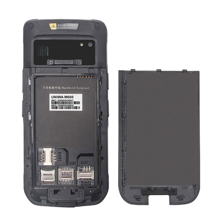 UNIWA M600 IP67 Rugged Phone, 4GB+64GB, 6 inch Android 12, MediaTek MT6762 Octa Core, Network: 4G, US Plug (Black)