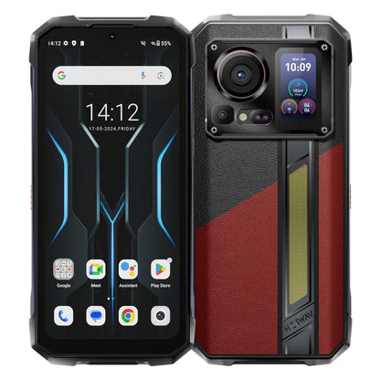 [Entrepôt HK] Téléphone portable robuste HOTWAV Hyper 7 Pro, 16 Go+256 Go, 10800 mAh, Android 14 MediaTek Dimensity 7050 5G de 6,6 pouces, Réseau : 5G, OTG, NFC (Rouge)