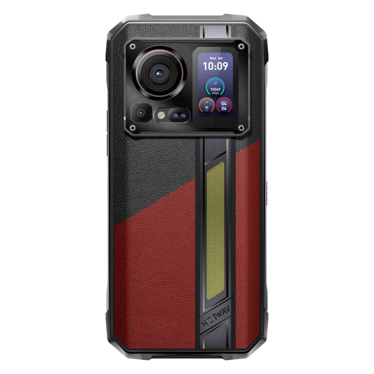 [Entrepôt HK] Téléphone portable robuste HOTWAV Hyper 7 Pro, 16 Go+256 Go, 10800 mAh, Android 14 MediaTek Dimensity 7050 5G de 6,6 pouces, Réseau : 5G, OTG, NFC (Rouge)