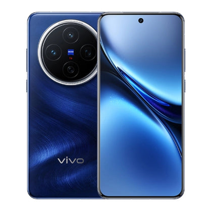 vivo X200, 12 Go+256 Go, Face ID / Identification d'empreintes digitales sous l'écran, Android 15 Dimensity 9400 Octa Core 6,67 pouces, OTG, NFC, Réseau : 5G, Compatible Google Play (Bleu Saphir)