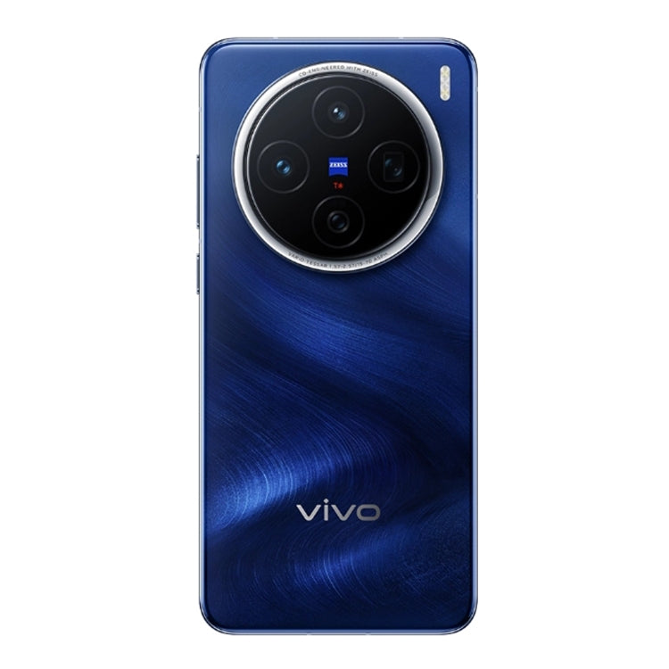 vivo X200, 12 Go+256 Go, Face ID / Identification d'empreintes digitales sous l'écran, Android 15 Dimensity 9400 Octa Core 6,67 pouces, OTG, NFC, Réseau : 5G, Compatible Google Play (Bleu Saphir)