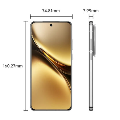vivo X200, 16GB+512GB, Face ID / Screen Fingerprint Identification, 6.67 inch Android 15 Dimensity 9400 Octa Core, OTG, NFC, Network: 5G, Support Google Play (White)