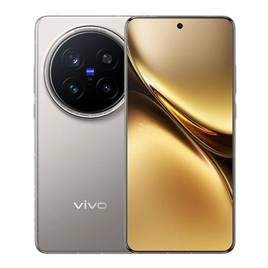 vivo X200 Pro, 16GB+512GB, Face ID / Screen Fingerprint Identification, 6.78 inch Android 15 Dimensity 9400 Octa Core, OTG, NFC, Network: 5G, Support Google Play (Titanium Color)
