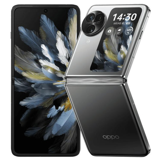 OPPO Find N3 Flip AI, 12GB+256GB, Face ID & Side Fingerprint Identification, 6.8 inch + 3.26 inch Screen ColorOS 13.2 Dimensity 9200 Octa Core, Network: 5G (Black)