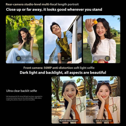 vivo S20, 12GB+256GB, Face ID / Screen Fingerprint Identification, 6.67 inch Android 15 Snapdragon 7 Gen 3 Octa Core, OTG, NFC, Network: 5G (Gold)