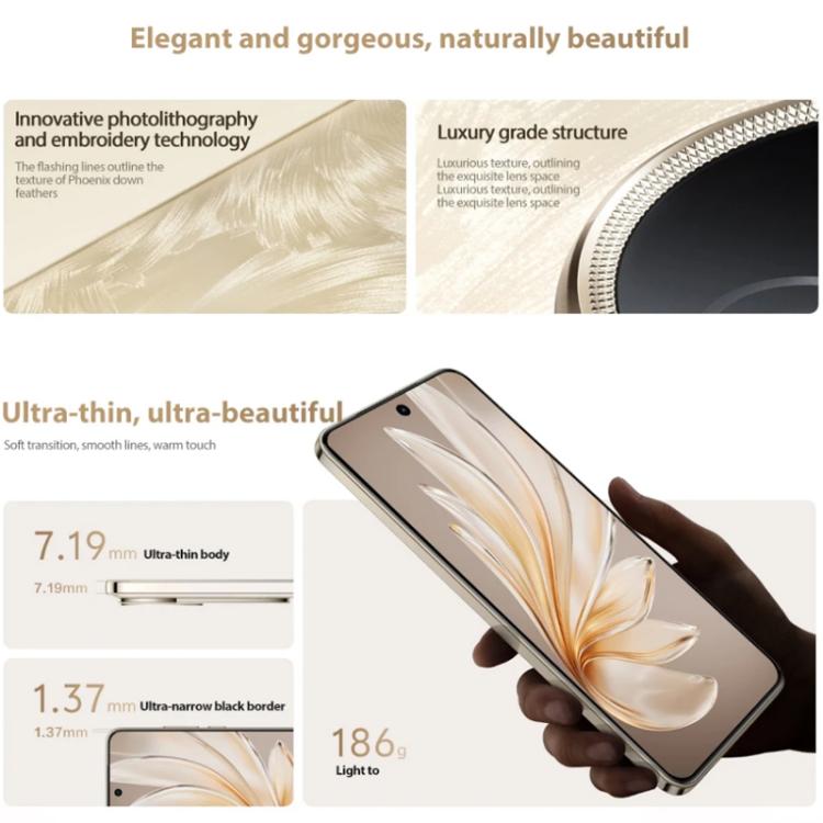 vivo S20, 12GB+256GB, Face ID / Screen Fingerprint Identification, 6.67 inch Android 15 Snapdragon 7 Gen 3 Octa Core, OTG, NFC, Network: 5G (White)