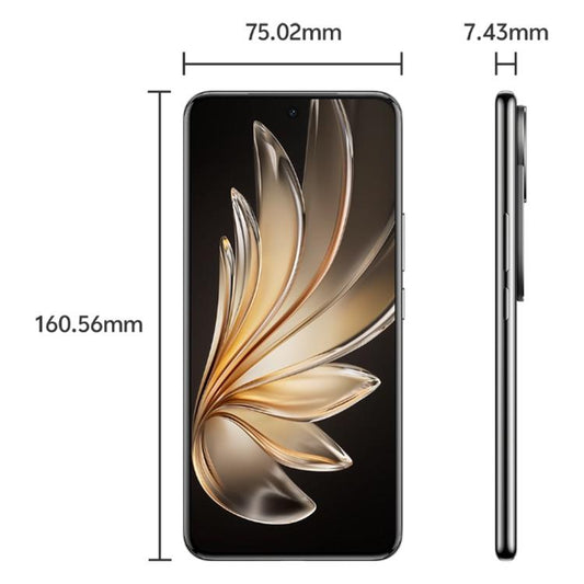 vivo S20 Pro, 12GB+512GB, Face ID / Screen Fingerprint Identification, 6.67 inch Android 15 Dimensity 9300+ Octa Core, OTG, NFC, Network: 5G (Black)