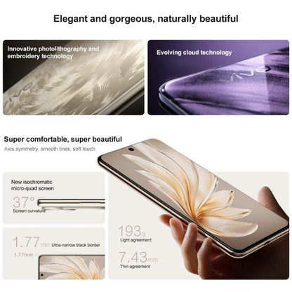 vivo S20 Pro, 12 Go + 512 Go, Face ID / Reconnaissance d'empreintes digitales sous l'écran, Android 15 Dimensity 9300+ Octa Core de 6,67 pouces, OTG, NFC, Réseau : 5G (Or)