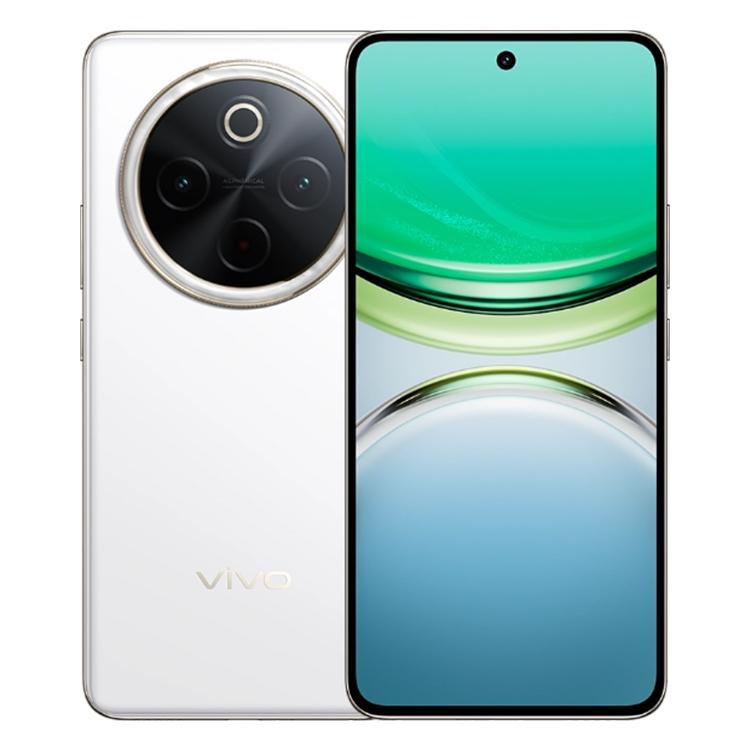 vivo Y300 Pro, 8 Go+256 Go, Face ID / Identification d'empreintes digitales sur écran, Android 14 OriginOS 4 Snapdragon 6 Gen 1 Octa Core de 6,77 pouces, OTG, Réseau : 5G (Blanc)
