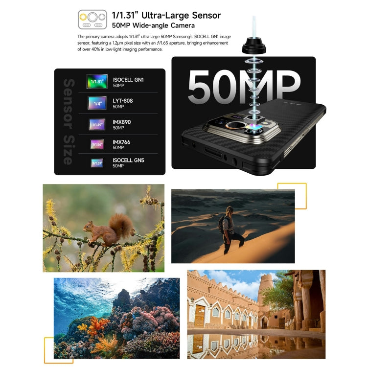 [HK Warehouse] Ulefone Armor 25T Rugged Phone, 6GB+256GB, Thermal Imaging, 6.78 inch Android 14 MediaTek Helio G99 Octa Core, Network: 4G, NFC, OTG (Black)