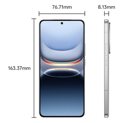 vivo iQOO 13, 12GB+256GB, Face ID / Screen Fingerprint Identification, 6.82 inch Android 15 OriginOS 5 Snapdragon 8 Elite Octa Core, OTG, NFC, Network: 5G, Support Google Play (White)