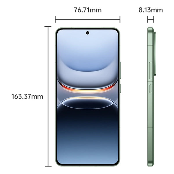 vivo iQOO 13, 16GB+256GB, Face ID / Screen Fingerprint Identification, 6.82 inch Android 15 OriginOS 5 Snapdragon 8 Elite Octa Core, OTG, NFC, Network: 5G, Support Google Play (Green)