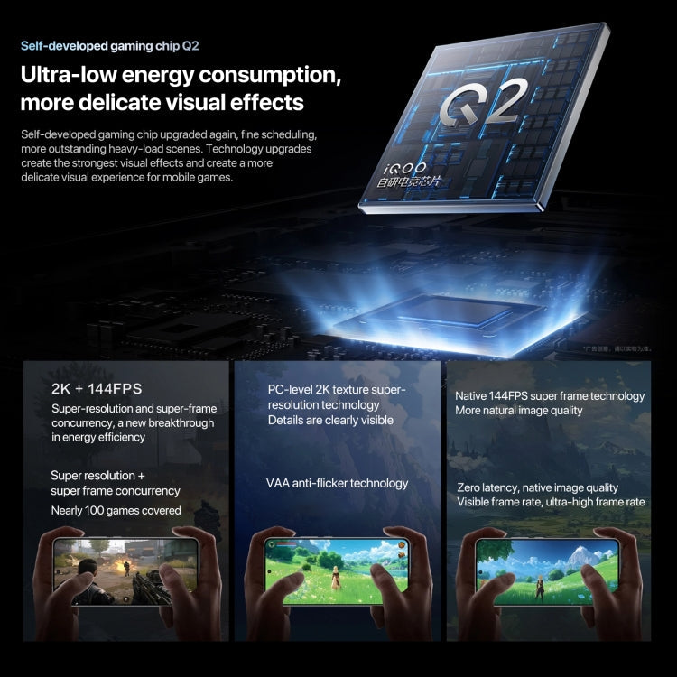 vivo iQOO 13, 16GB+512GB, Face ID / Screen Fingerprint Identification, 6.82 inch Android 15 OriginOS 5 Snapdragon 8 Elite Octa Core, OTG, NFC, Network: 5G, Support Google Play (Grey)