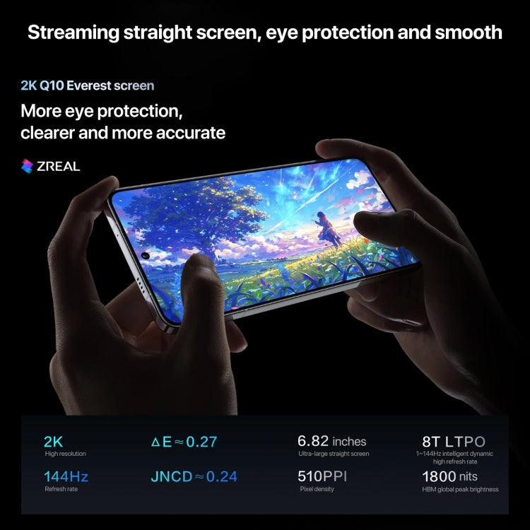 vivo iQOO 13, 16GB+512GB, Face ID / Screen Fingerprint Identification, 6.82 inch Android 15 OriginOS 5 Snapdragon 8 Elite Octa Core, OTG, NFC, Network: 5G, Support Google Play (Green)