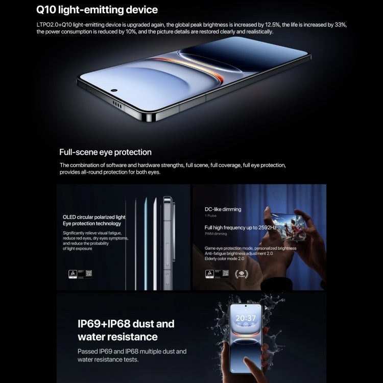 vivo iQOO 13, 16GB+512GB, Face ID / Screen Fingerprint Identification, 6.82 inch Android 15 OriginOS 5 Snapdragon 8 Elite Octa Core, OTG, NFC, Network: 5G, Support Google Play (Grey)