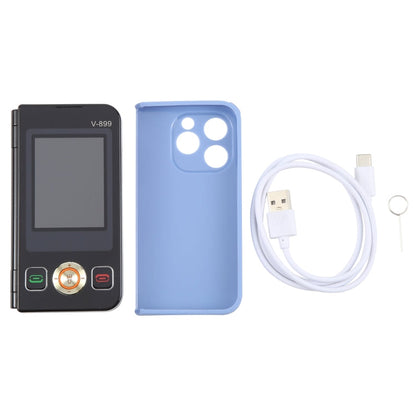 SOYES V-899, 32MB+64MB, 2.4 inch + 2.8 inch Display MTK6261D CPU, BT 3.0, Network: 2G, Dual SIM (Black)