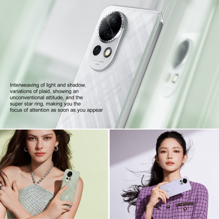 Huawei nova 13, 12GB+256GB, Screen Fingerprint Identification, 6.7 inch HarmonyOS 4.2, NFC, OTG, Not Support Google Play (Green)