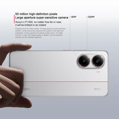 Xiaomi REDMI Turbo 4, 12 Go+512 Go, 6,67 pouces Xiaomi HyperOS 2 Dimensity 8400-Ultra Octa Core 3,0 GHz, NFC, Réseau : 5G (Noir)