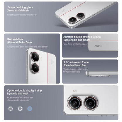 Xiaomi REDMI Turbo 4, 12 Go+512 Go, 6,67 pouces Xiaomi HyperOS 2 Dimensity 8400-Ultra Octa Core 3,0 GHz, NFC, Réseau : 5G (Noir)