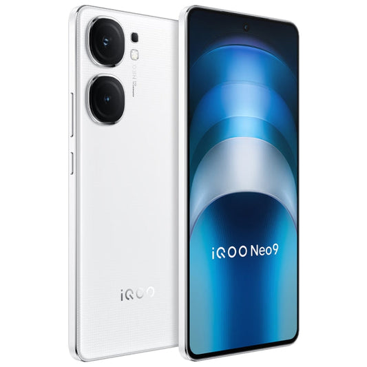 vivo iQOO Neo9, Dual Back Cameras, 16GB+256GB, Face ID / Fingerprint Identification, 6.78 inch Android 14 OriginOS 4 Snapdragon 8 Gen 2 Octa Core, OTG, NFC, Network: 5G, Support Google Play (White)