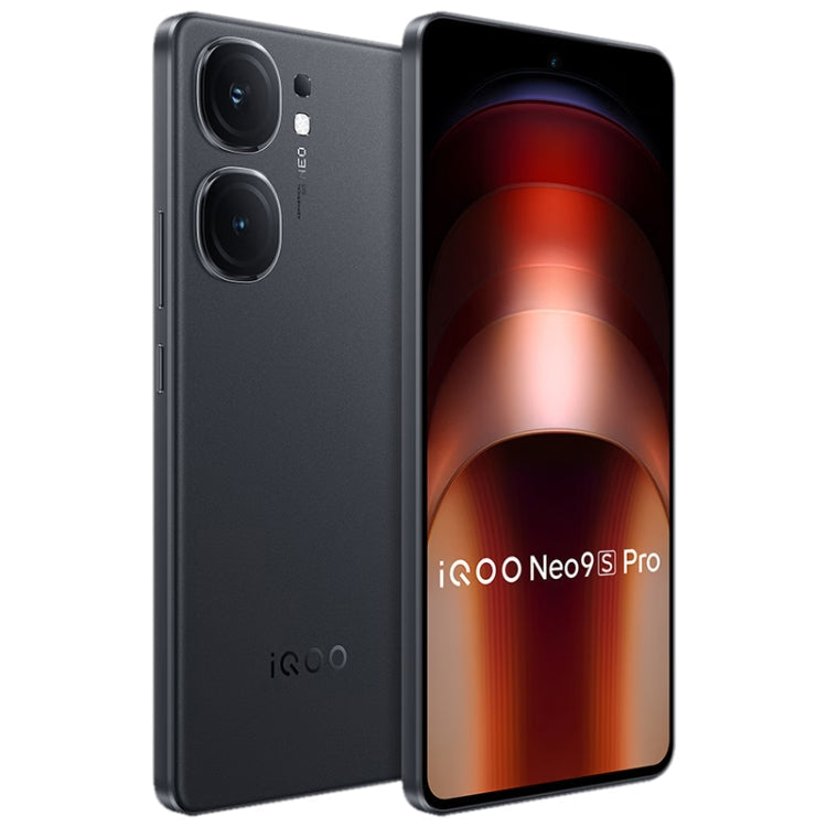 vivo iQOO Neo9S Pro, Dual Back Cameras, 12GB+512GB, Face ID / Fingerprint Identification, 6.78 inch Android 14 OriginOS 4 Dimensity 9300+ Octa Core, OTG, NFC, Network: 5G, Support Google Play (Black)