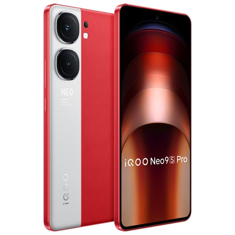 vivo iQOO Neo9S Pro, Dual Back Cameras, 12GB+512GB, Face ID / Fingerprint Identification, 6.78 inch Android 14 OriginOS 4 Dimensity 9300+ Octa Core, OTG, NFC, Network: 5G, Support Google Play (Red)