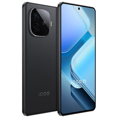 vivo iQOO Z9, Dual Back Cameras, 12GB+512GB, Face ID Screen Fingerprint Identification, 6.78 inch Android 14.0 OriginOS 4 Snapdragon 7 Gen 3 Octa Core 2.63GHz, OTG, NFC, Network: 5G, Support Google Play (Black)