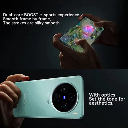 vivo X100s, Triple Back Cameras, 16GB+512GB, Face ID / Fingerprint Identification, 6.78 inch Android 14 OriginOS 4 Dimensity 9300+ Octa Core, OTG, NFC, Network: 5G, Support Google Play (White)